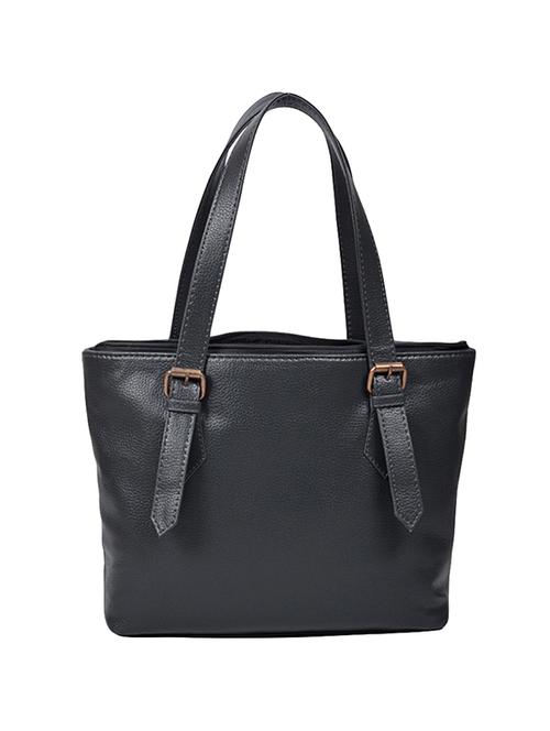grey leatherette  regular handbag - 14237571 - Very Small Image - 1