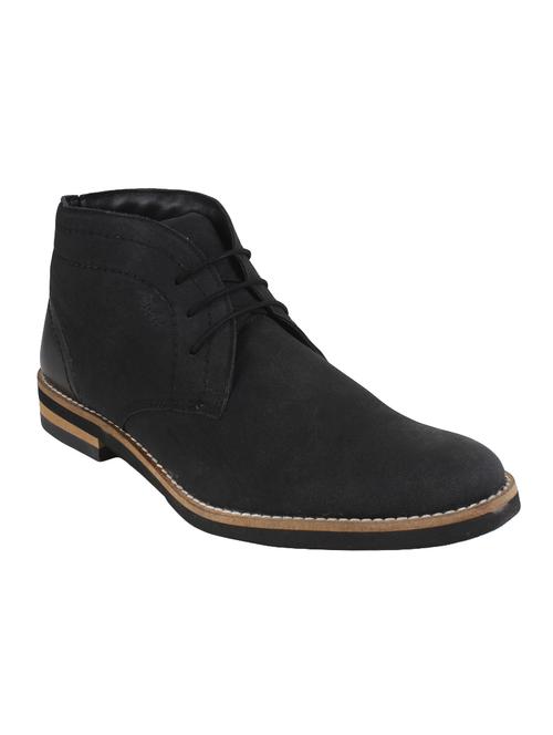 black leatherette low ankle boot - 14240512 - Very Small Image - 1