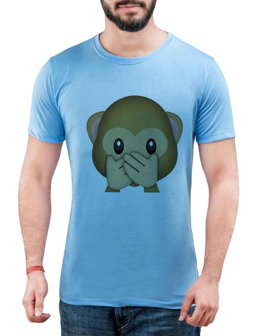blue cotton t-shirt - 14241431 - Very Small Image - 1