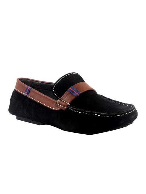 black Suede slip on loafer - 14242178 - Very Small Image - 1