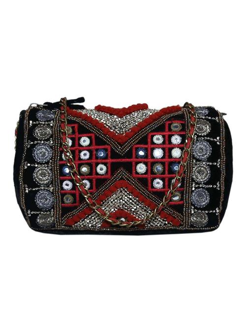 multi colored cotton handbag - 14243012 - Very Small Image - 1