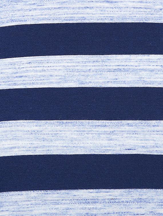 women's striped round neck t-shirt - 14248332 - Standard Image - 3