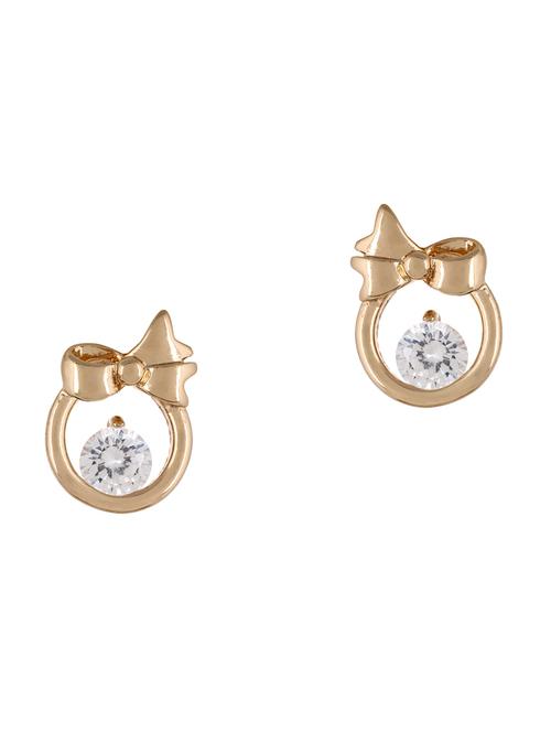 gold  studs earrings - 14248856 - Very Small Image - 1