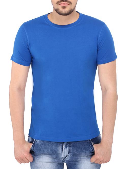 blue cotton t-shirt - 14249085 - Very Small Image - 1