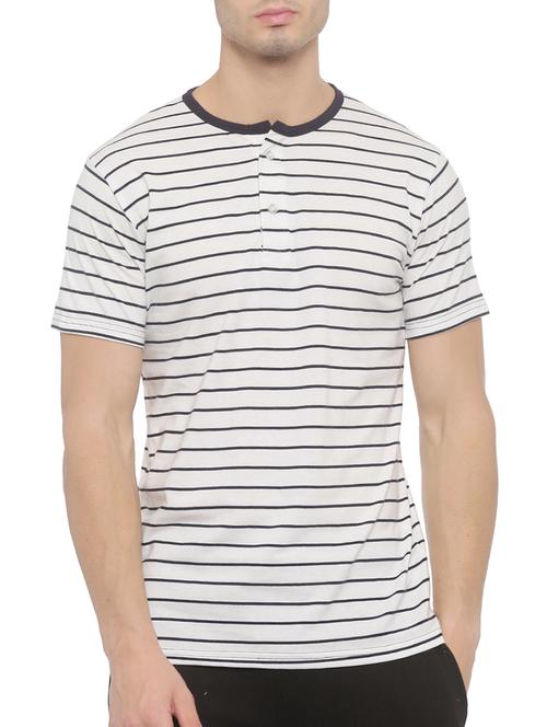 monochrome white cotton t-shirt - 14250358 - Very Small Image - 1
