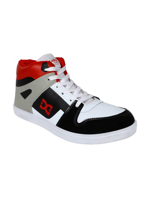 multi colored leatherette lace up sneaker - 14259686 - Very Small Image - 1