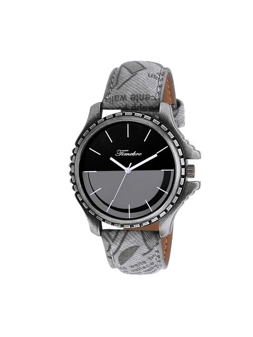 gravity leatherette strap round dial analog watch - 14264858 - Very Small Image - 1