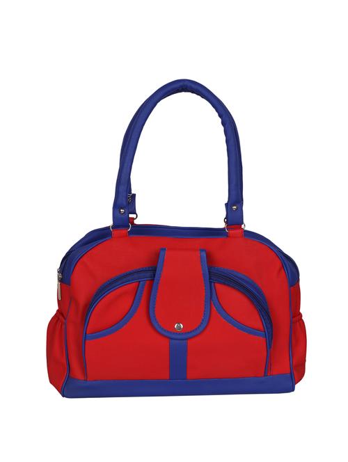 red leatherette  regular handbag - 14267992 - Very Small Image - 1