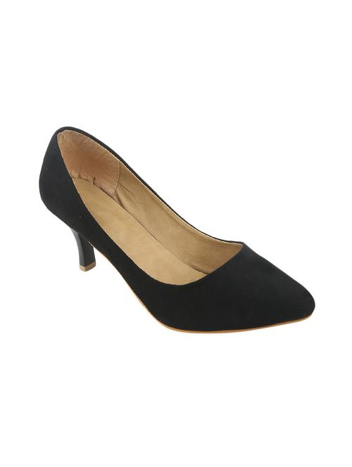 black suede slip on pumps - 14268397 - Very Small Image - 1