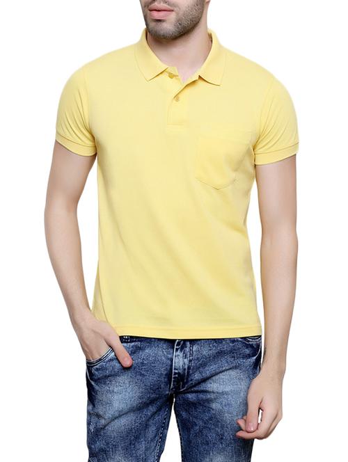 yellow cotton t-shirt - 14268757 - Very Small Image - 1
