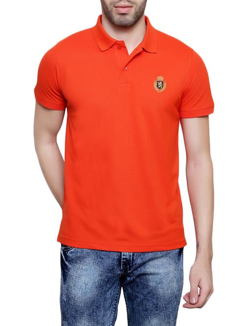 orange cotton t-shirt - 14268759 - Very Small Image - 1