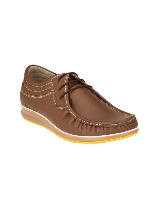 brown Leather lace up shoe - 14316670 - Very Small Image - 1