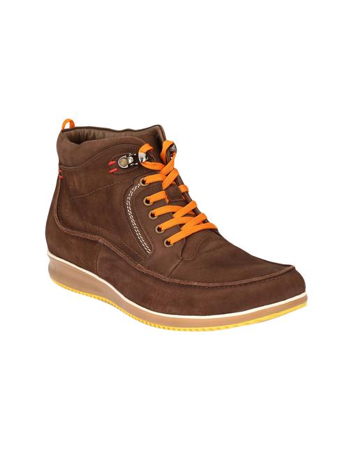 brown Suede low ankle boot - 14316671 - Very Small Image - 1