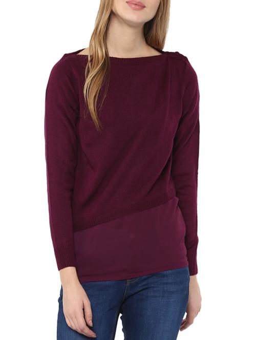 boat neck pullover - 14321822 - Very Small Image - 1