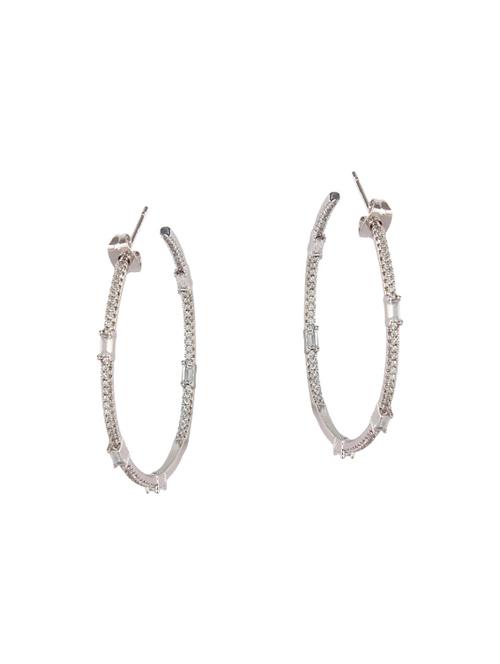 white metal balli earrings - 14323945 - Very Small Image - 1