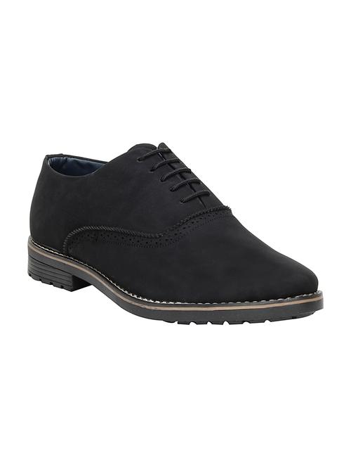 black suede lace-up oxford - 14327929 - Very Small Image - 1