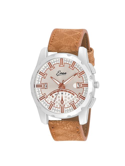 eraa men brown masculine analog wrist watch - 14342381 - Very Small Image - 1