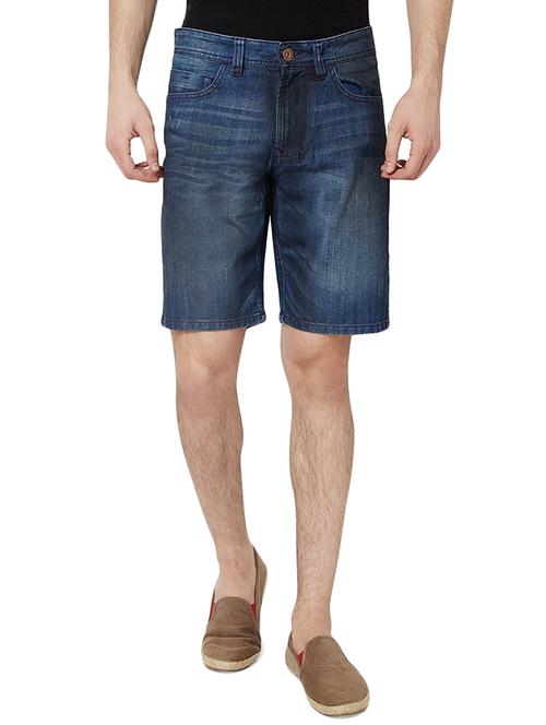 Blue Denim Shorts - 14346174 - Very Small Image - 1