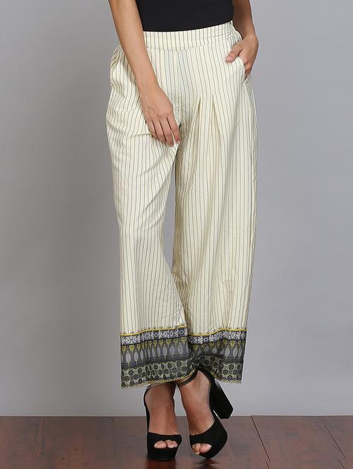 aurelia white polyester palazzo - 14352001 - Very Small Image - 1