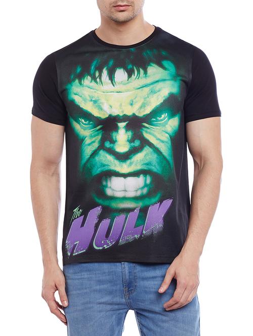 black polyester t-shirt - 14354877 - Very Small Image - 1