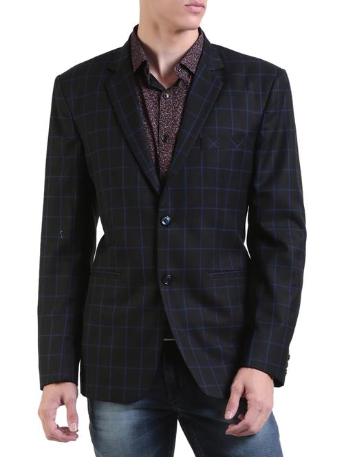 black polyester casual blazer - 14364787 - Very Small Image - 1