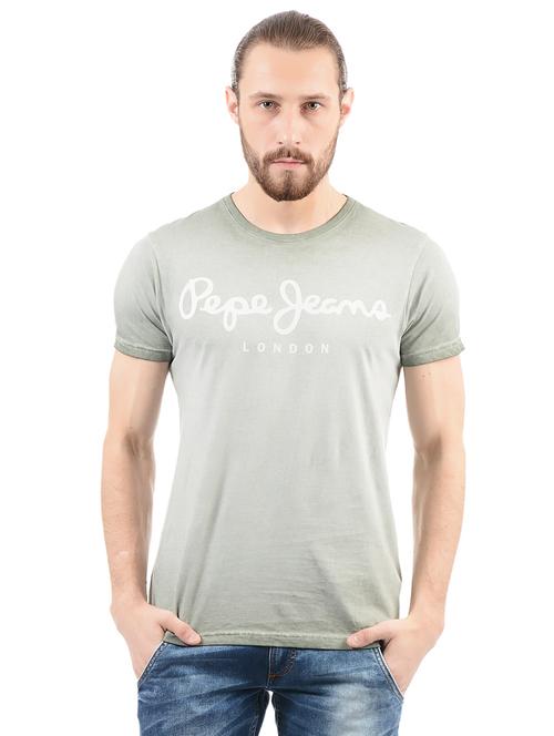 green cotton t-shirt - 14365692 - Very Small Image - 1
