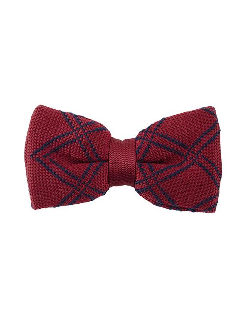 red micro fibre bow tie - 14375069 - Very Small Image - 1