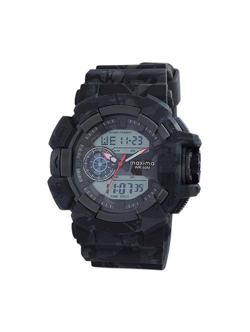 maxima analog-digital black dial men's watch-42942ppan - 14412197 - Very Small Image - 1