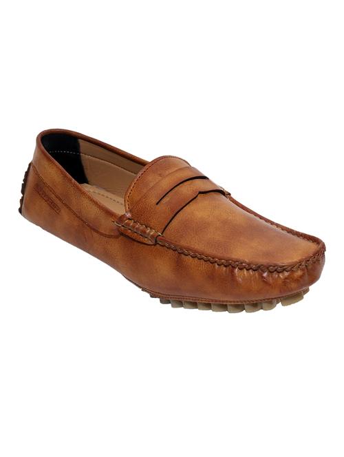 tan leatherette loafer - 14427983 - Very Small Image - 1