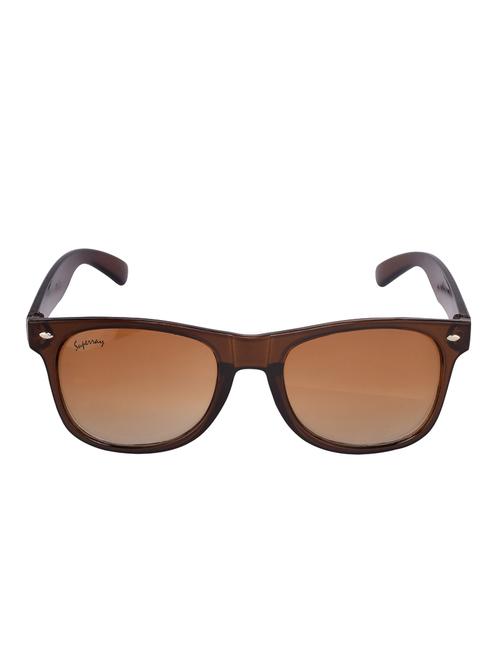 superray wf901-brwn wayfarer style sunglasses for men & women - 14439168 - Very Small Image - 1