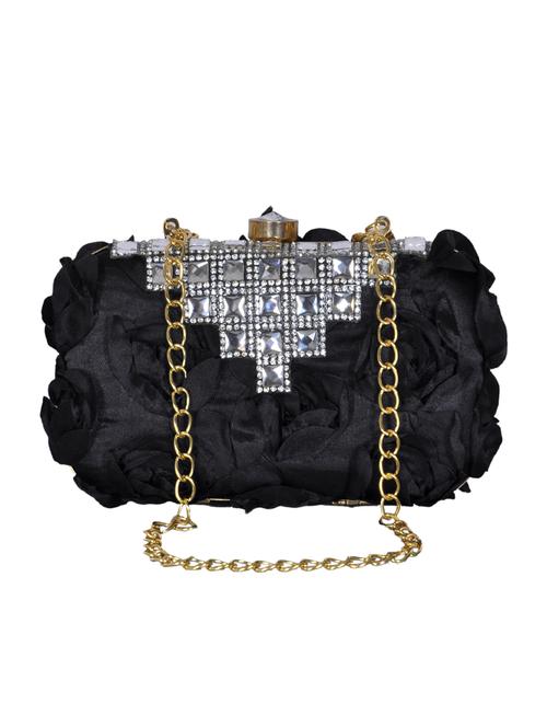 black polyester box clutch - 14453367 - Very Small Image - 1