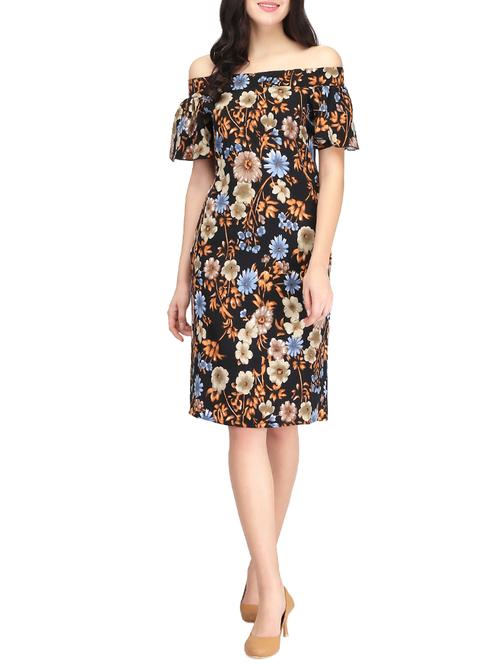 off shoulder sheath dress - 14459883 - Very Small Image - 1