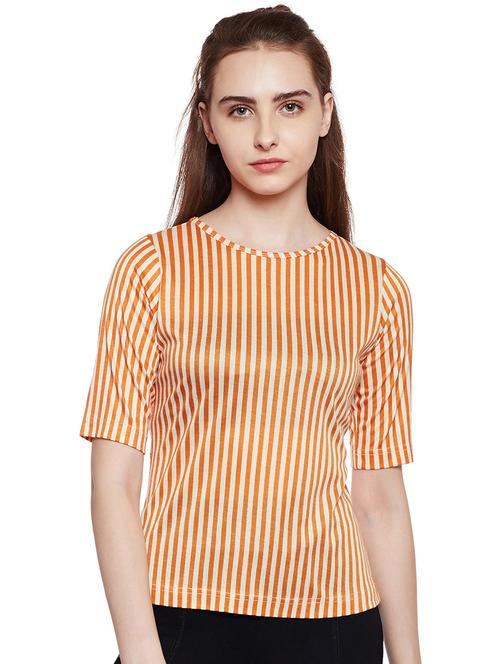 orange stripped top - 14461969 - Very Small Image - 1