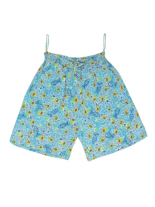 blue printed shorts - 14469228 -  Standard Image - 0