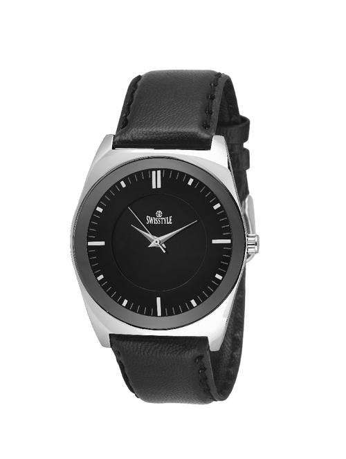 swisstyle anolog black dial men's watch - 14481012 - Very Small Image - 1