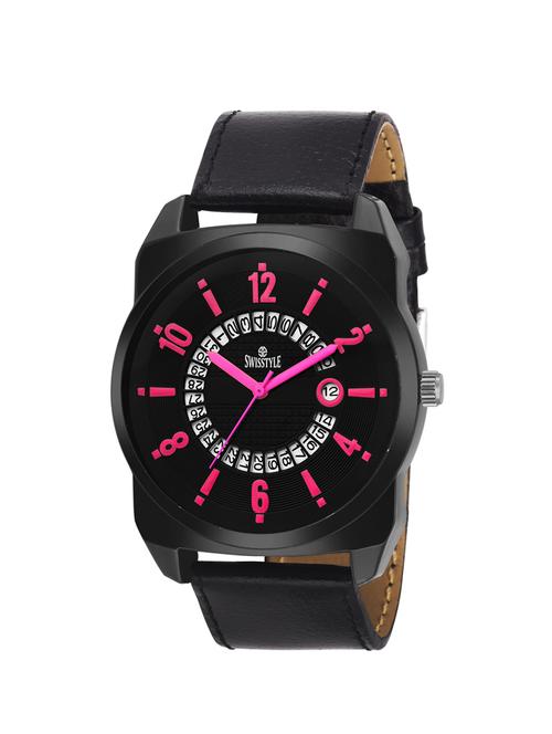 swisstyle day and date display everyday watch for men - 14481027 - Very Small Image - 1