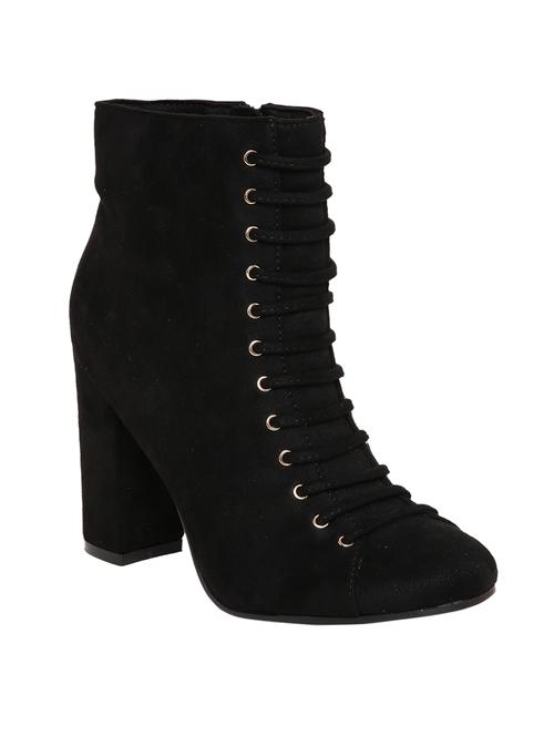 black suede ankle boot - 14485718 - Very Small Image - 1