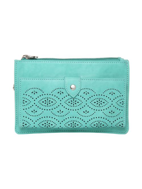 green leatherette  regular clutch - 14488051 - Very Small Image - 1