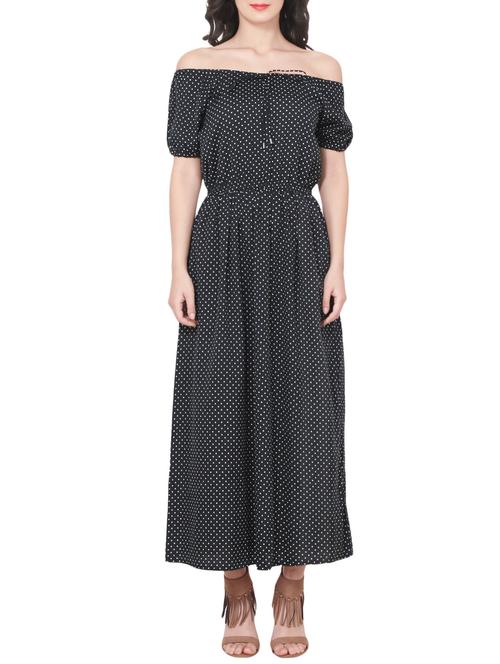 black satin maxi dress - 14512295 - Very Small Image - 1