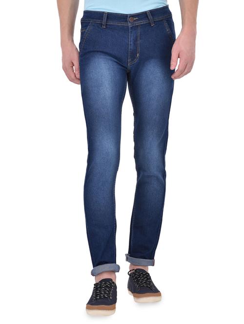 blue denim washed jeans - 14515566 - Very Small Image - 1