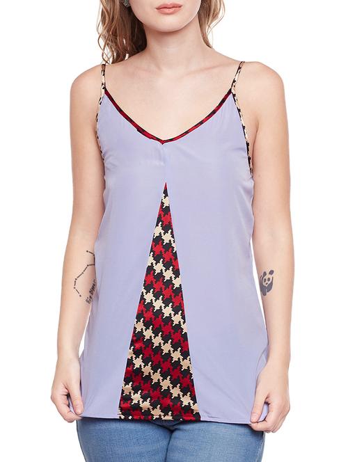 grey printed top - 14516583 - Very Small Image - 1