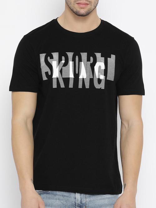 black cotton t-shirt - 14526911 - Very Small Image - 1