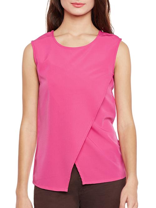 solid pink layered top - 14528045 - Very Small Image - 1