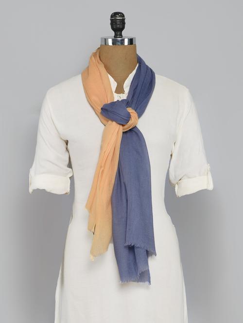 multi colored woolen stole - 14556749 - Very Small Image - 1