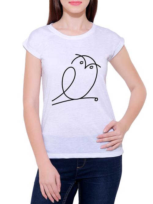 white cotton tee - 14557204 - Very Small Image - 1