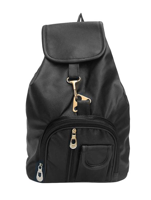 black leatherette backpack - 14579861 - Very Small Image - 1