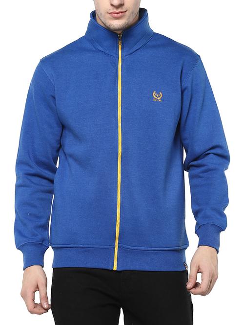 blue fleece casual jacket - 14591294 - Very Small Image - 1