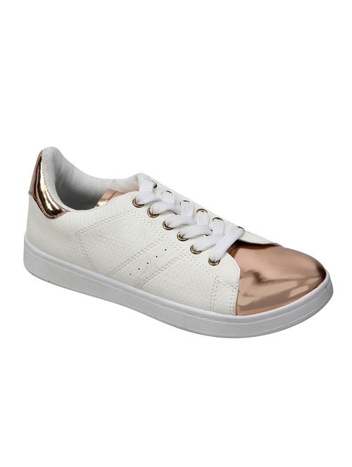 white  lace-up sneaker - 14604308 - Very Small Image - 1