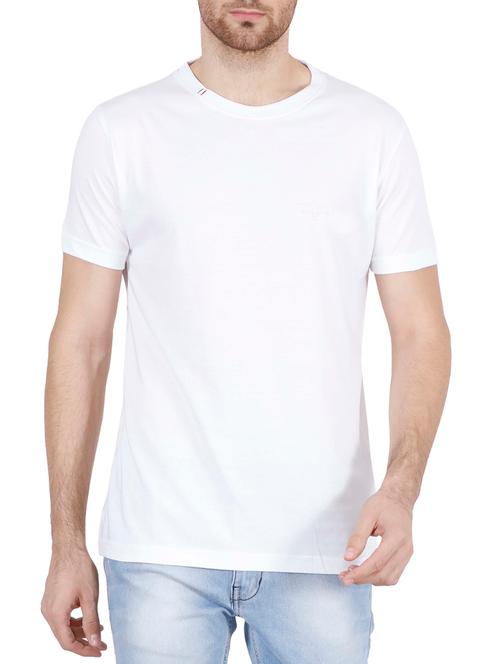 white cotton t-shirt - 14610529 - Very Small Image - 1