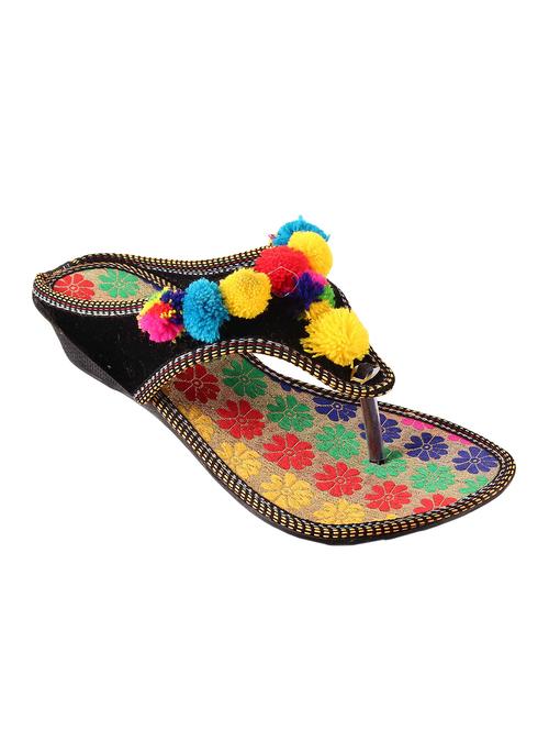 black  toe separator kolhapuri - 14618726 - Very Small Image - 1